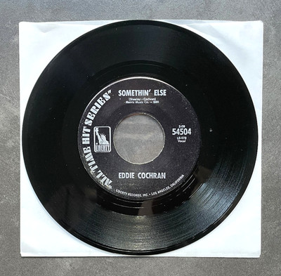 7'' Eddie Cochran - Somethin' Else / C'mon Everybody - US Liberty
