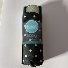 Totes Umbrella NOS Polka Dot Pattern Compact Size