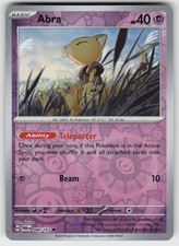 Abra Reverse Holo SV06: Twilight Masquerade Common 080/167 NM