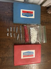 Vintage 1967 Battleship Game Milton Bradley Made in USA - No Box **Broken Hinge