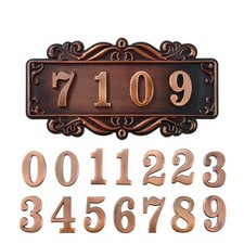 Door Number Plate, Apartment Door Number Sign, House Address Room Number Plaq...