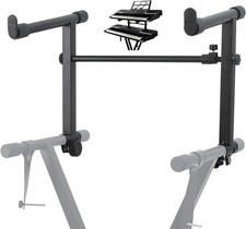 5 Core Keyboard Stand 2 Tier Electric Piano Midi Music Adapter for 54 - 88 Keys