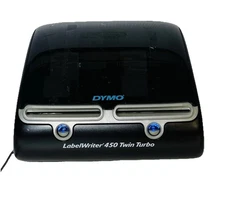Dymo LabelWriter 450 Twin Turbo Thermal Label Printer with Adapter 1750160 Work