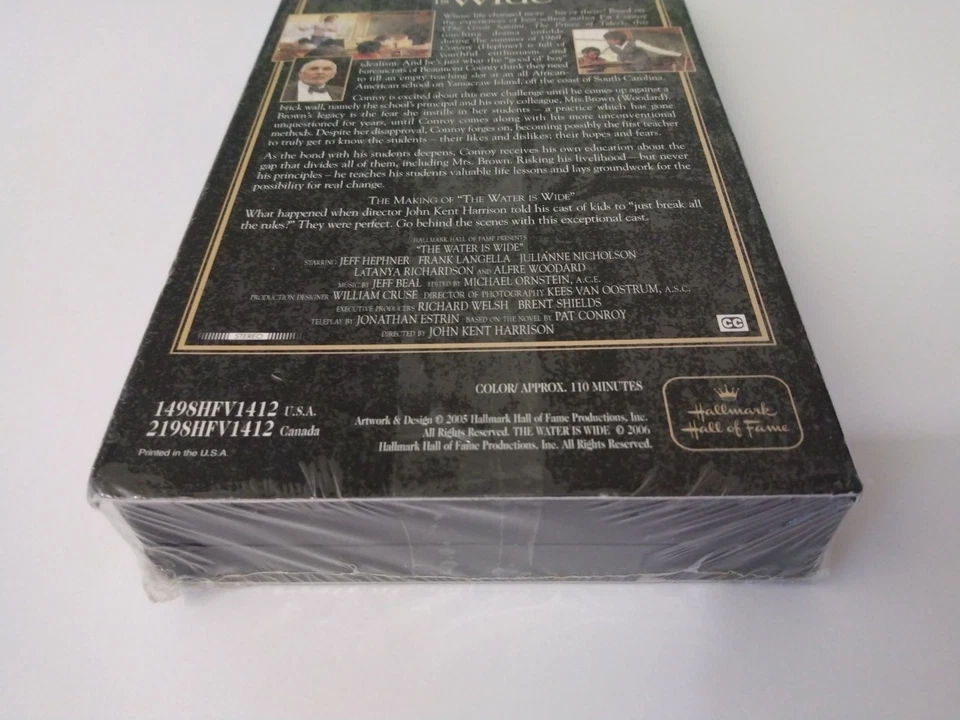 The Water Is Wide VHS Movie VCR Video Tape Julianne Nicholson Jeff Hephner NEW - Image 3 of 4