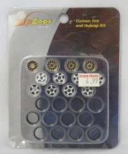 Zip Zaps Mirco RC : Custom Tire and Hubcap Kit - #09A02 Radio Shack (SEALED) NEW