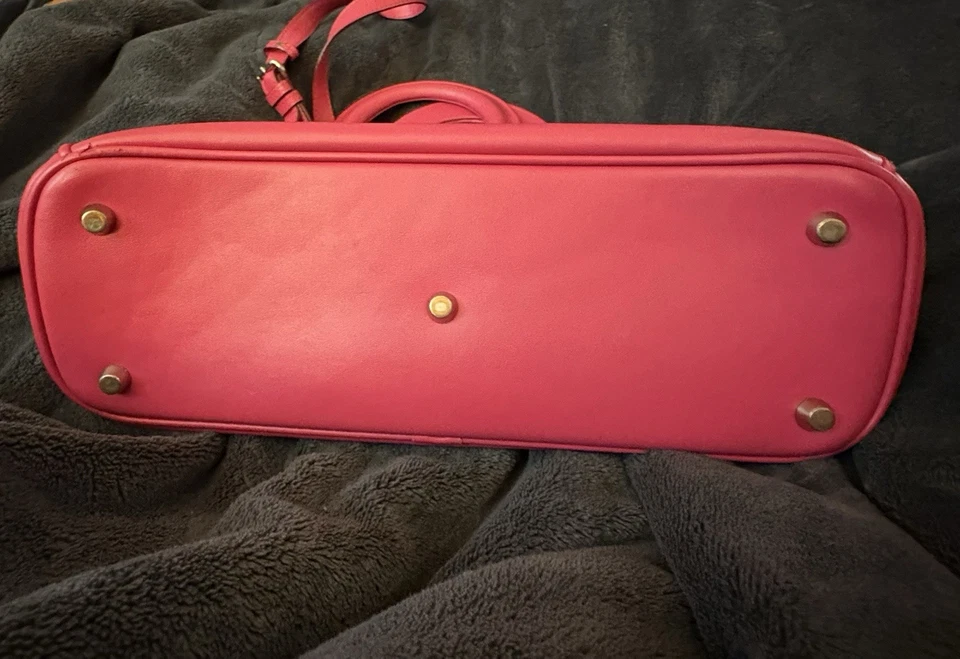 CHRISTIAN DIOR Calfskin Large Diorissimo Tote Rose Sorbet/Orange Preowned - Image 4 of 4