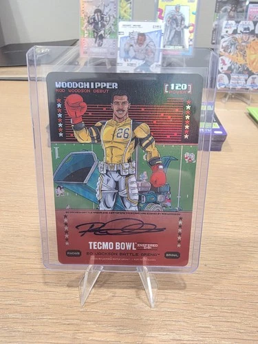 2026 Bo Jackson Battle Arena ROD WOODSON AUTO On Card