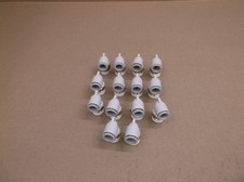 Quantity 14) KQ2L10-03AS SMC NEW Push-To-Connect 10mm OD Male Elbow Fitting
