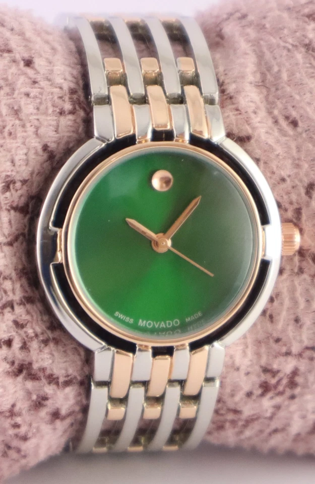 Reloj Pulsera Informal MOVADO Cuarzo Mujer Esfera Verde Banda Acero "Eleva Tu Estilo" Foto 3 de 4
