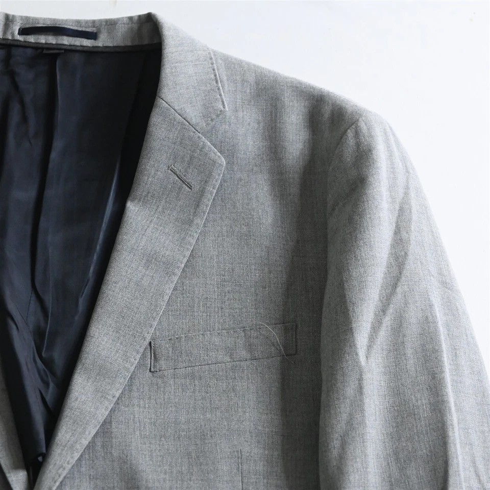 J.CREW 42L Gray A0536 Ludlow Tollegno 1900 100% Wool Blazer Jacket Sport Coat - Image 2 of 4