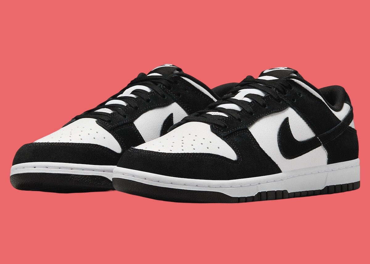 Nike Dunk Low Retro SE Suede Panda FQ8249-100 Men's Size New Nike Dunk Low Retro SE Suede Panda FQ8249-100 Men's Size New