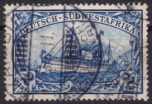 === Dt. Colonia Southwest Africa Mi. 21 Stamped Kat. ===