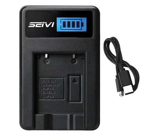 Battery Charger For DB-L50 Sanyo DMX-TH1 DMX-WH1 VPC-FH1 VPC-TH1