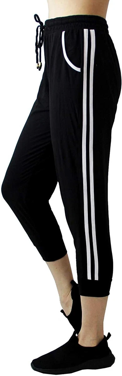 Basic Side Stripe Joggers Black  Womens Ardene BASICS ⋆ Sikhara