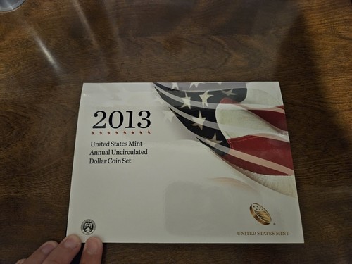 2013 W Annual Uncirculated Silver Dollar Set AND FIVE DOLLAR COINS Worth a Look! - Picture 5 of 6