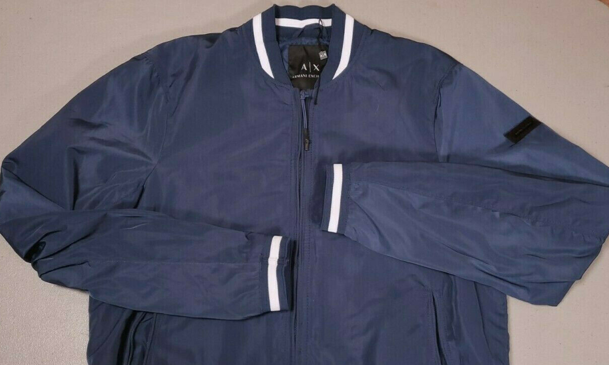 $110 A|X Armani Exchange Men's Long Sleeve Blouson Jacket $110 A|X Armani Exchange Men's Long Sleeve Blouson Jacket