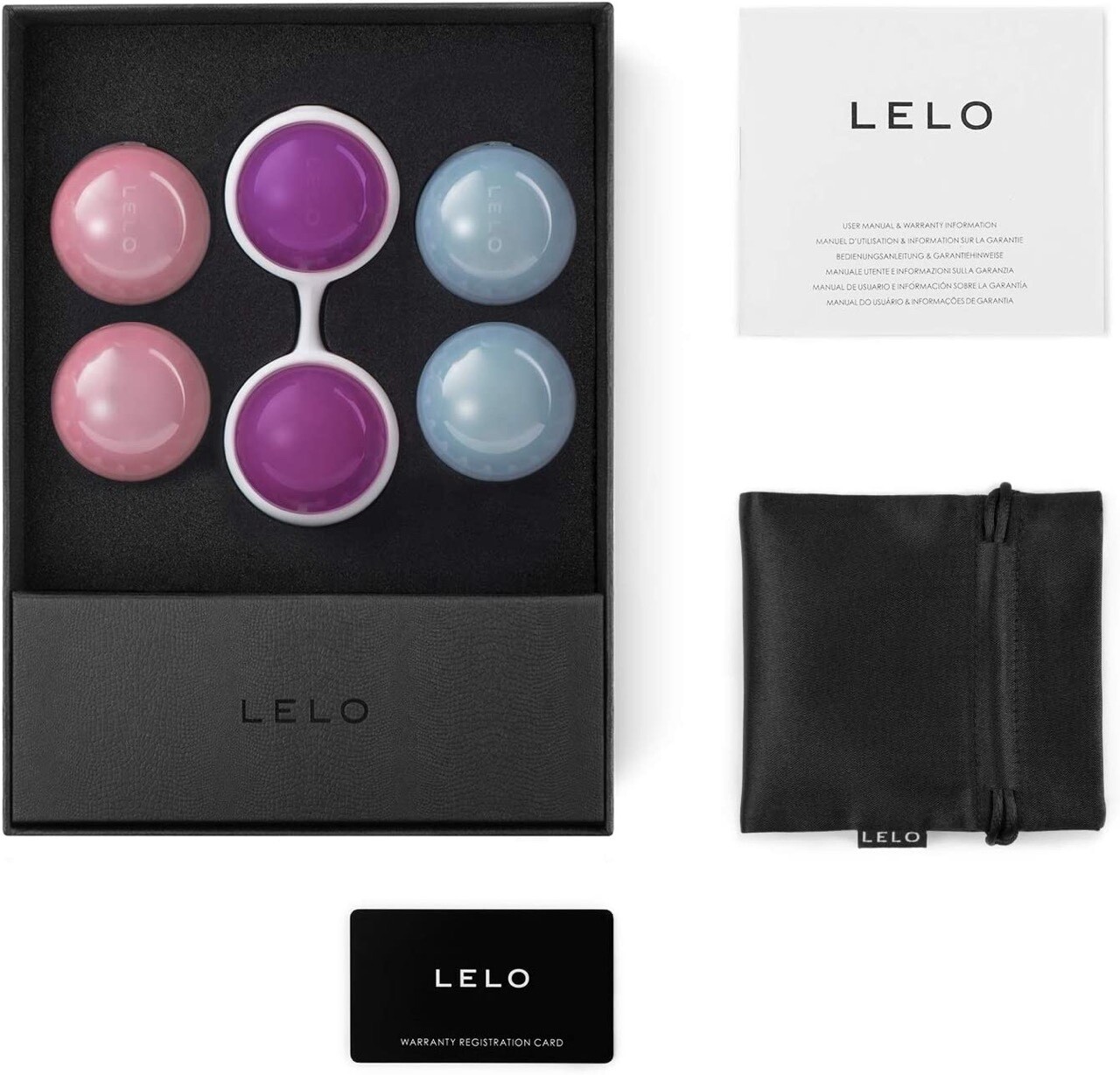 LELO Beads Plus Balls Set | Silicone Jiggle Kegel Muscles Pelvic Exerciser