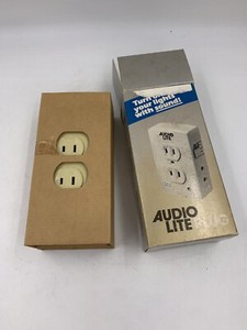 Vintage Audio Lite Plug Made in Hong Kong Used but in Original Box Theft Deter