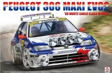 Platz BX24026 1/24 Model Car Kit Peugeot 306 Maxi Evo2 Monte Carlo Rally WRC '98