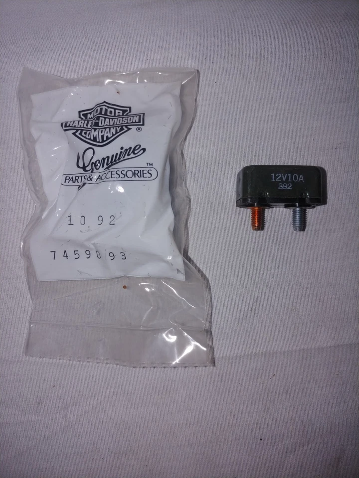 OEM Harley Davidson 10 AMP Circuit Breaker #74590-93 - Image 2 of 3