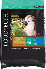 RoudyBush Daily Maintenance Bird Food Medium 25-Pound Pellet No Sugars/Colors