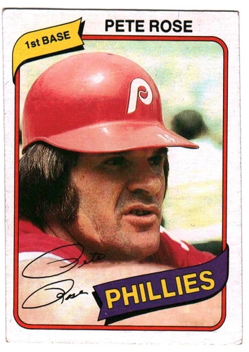 1980 Topps #540 Pete Rose, Philadelphia Phillies