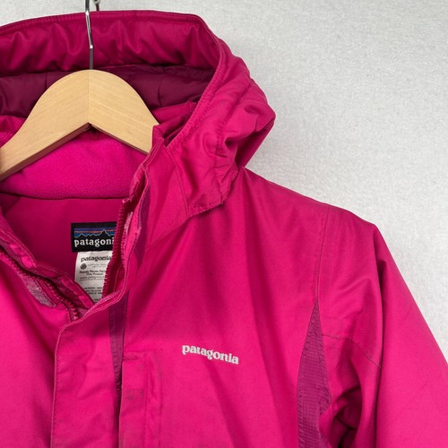 PATAGONIA Jacket Youth M 10 Girls Packable Insulated Hooded Quilted Coat Pink - Picture 9 of 14