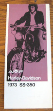 Harley-Davidson 1973 ORIGINALE Sprint SS-350 Brochure Xlnt Motocicli