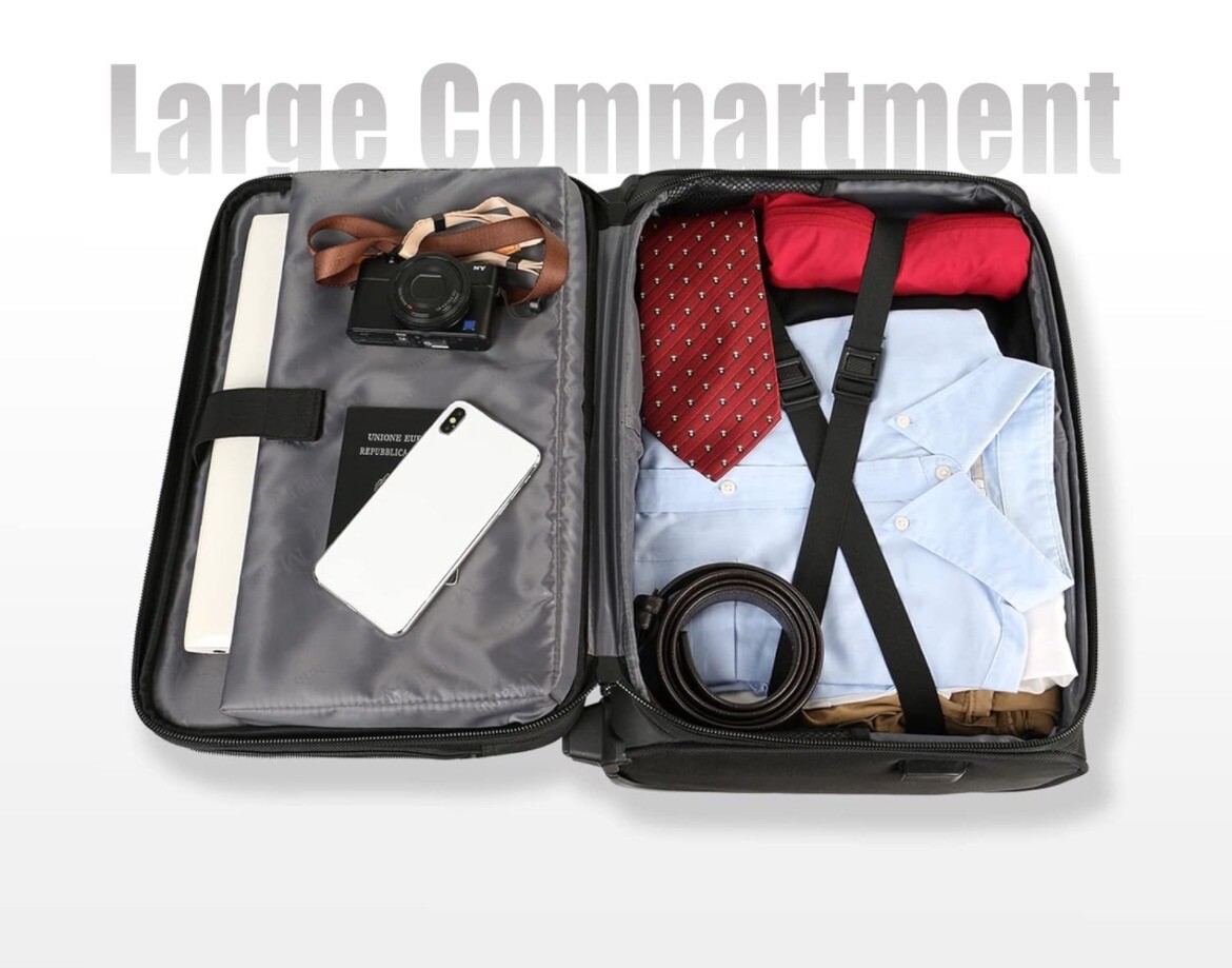 MATEIN Rolling Laptop Bag Wheeled Briefcase Luggage Duffel for Business/Travel