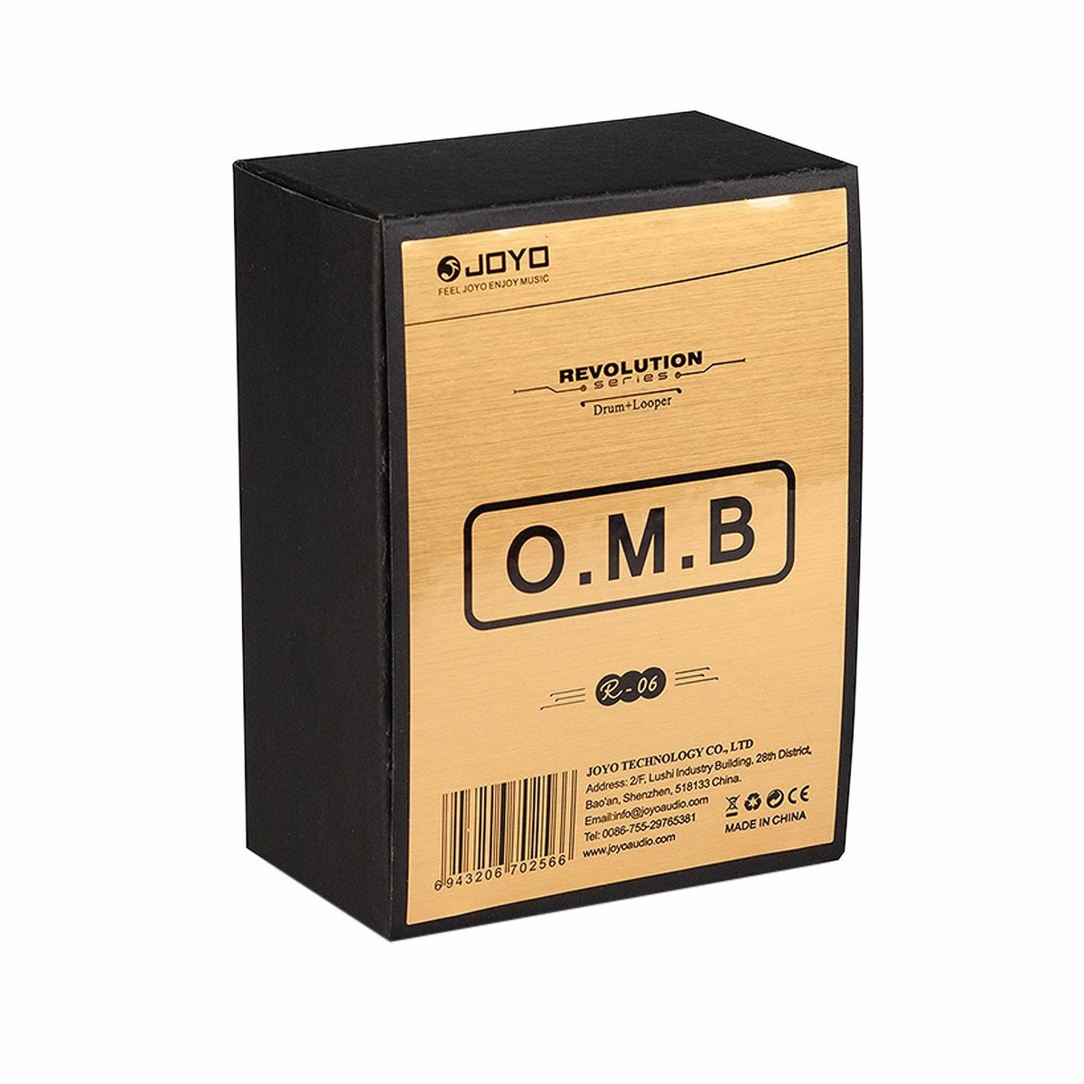 Pédale Looper Batterie Pédale Looper & Drum Machine JOYO R-06 - Enregistreur Boucle Batterie Guitare Pédale Rythme Guitare