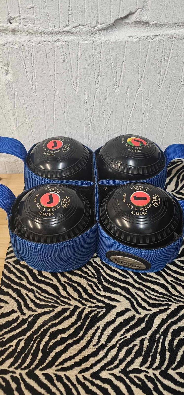 Set Of 4 Sterling Gold Almark Size 3 Medium Boules / Bowls In Emsmorn