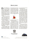 New Listing1997 Cadillac Catera Print Ad Gm General Motors Duck Logic "The Caddy that zigs"