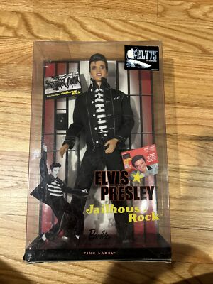 Mattel Pink Label Barbie Collector Doll Elvis Presley Jailhouse Rock