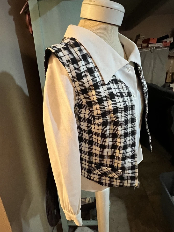 Vintage Junior House Boutique Collection Set Vest &  Shirt Size 9 School Girl - Image 2 of 4