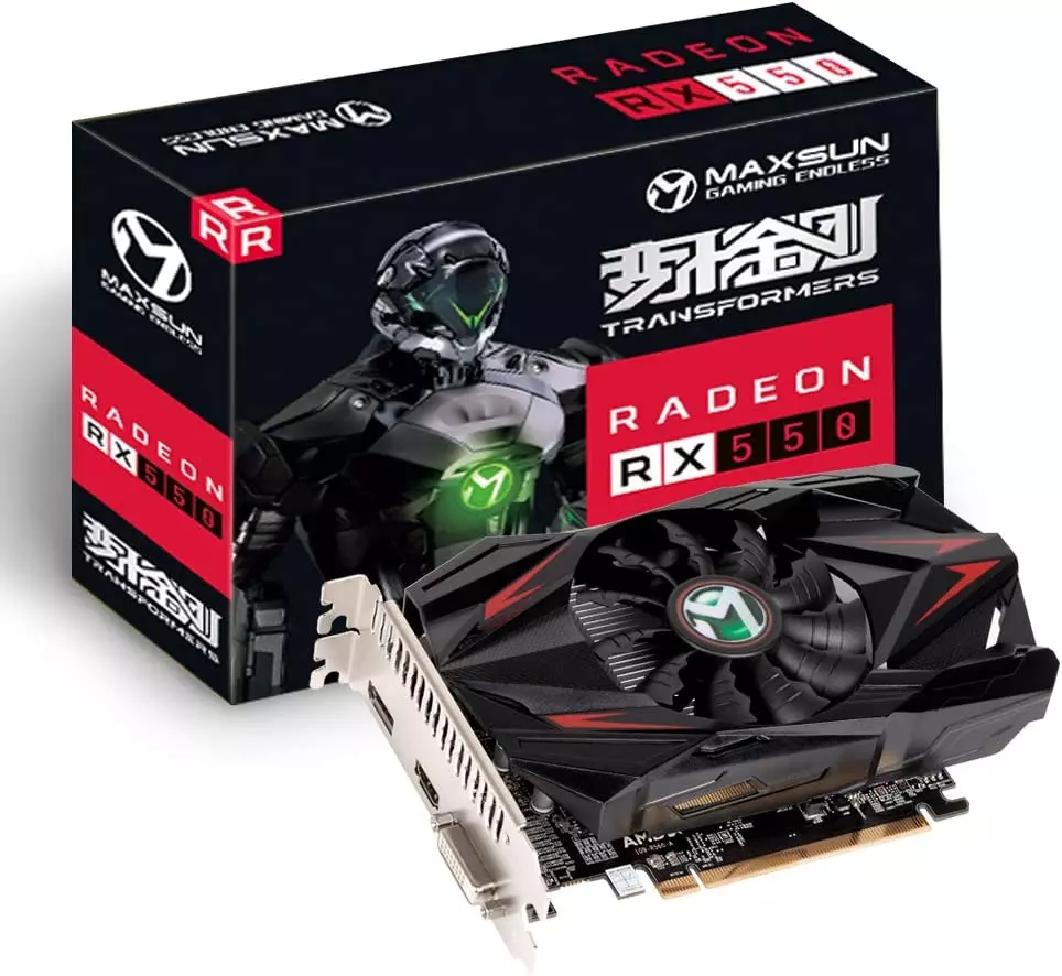 AMD Radeon RX 550 4GB GDDR5 ITX Computer PC Gaming Video Graphics