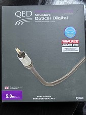 QED Performance Graphite Optical Digital mini Toslink to mini Toslink Cable 5m