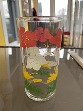 Vintage Boscul? Red Yellow White & Green   6" Swanky Swig Tumbler-Nice!