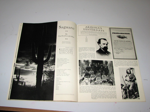 ARIZONA HIGHWAYS NOV. 1939 "JACK THE RIPPER" THE GRAND CANYON "7 DOWN 77 UP" - Picture 10 of 15