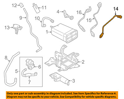 Volvo Oem 2015 S60 Oxygen O2 Sensor Front 31422059 Ebay