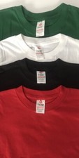 BOY T SHIRT 4 IN LOT TODLER T SIZE 2-3 YR BLACK,WHITE,RED,GREEN TEE