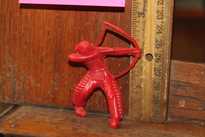 Vintage Western Figure MPC Native American Indian Broken String Rider