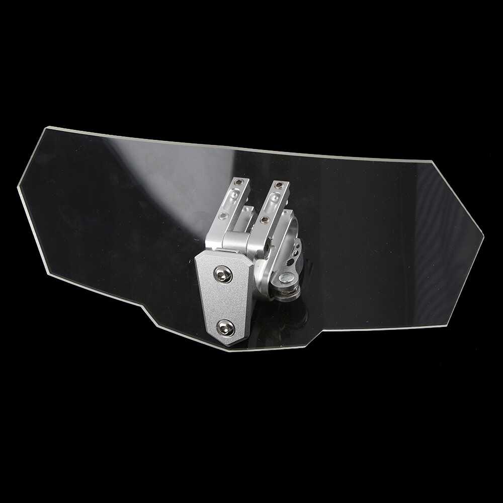Adjustable Windshield Clip On Extension Spoiler Wind Deflector - Foto 9