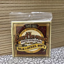Ernie Ball 2045 Earthwood Silk  Steel Soft 80/20 Bronze Acoustic Strings 11-52