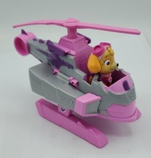 Paw Patrol, Dino Rescue Skye  s Deluxe Rev Up Vehicle Pull/Push Action Toy