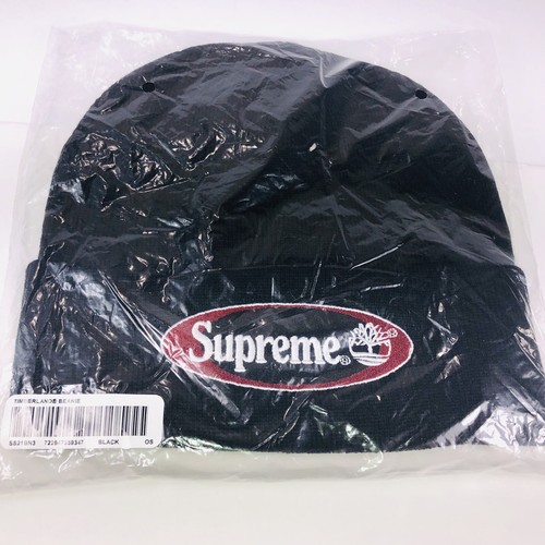 Supreme Timberland Black \u0026 Red Beanie 