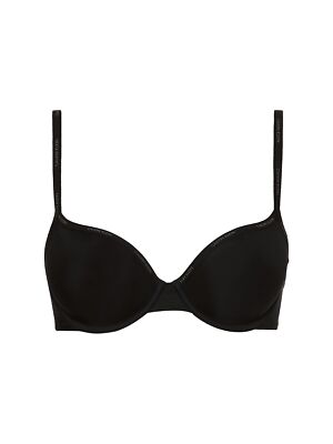 Calvin Klein Damen Unterwäsche BH Demi Lightly Lined 65D Schwarz 000QF1839E001