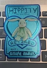 TY Beanie Babies Series 3 Teal Hippity Retired Card 9627 /20160 m/nm / bx147