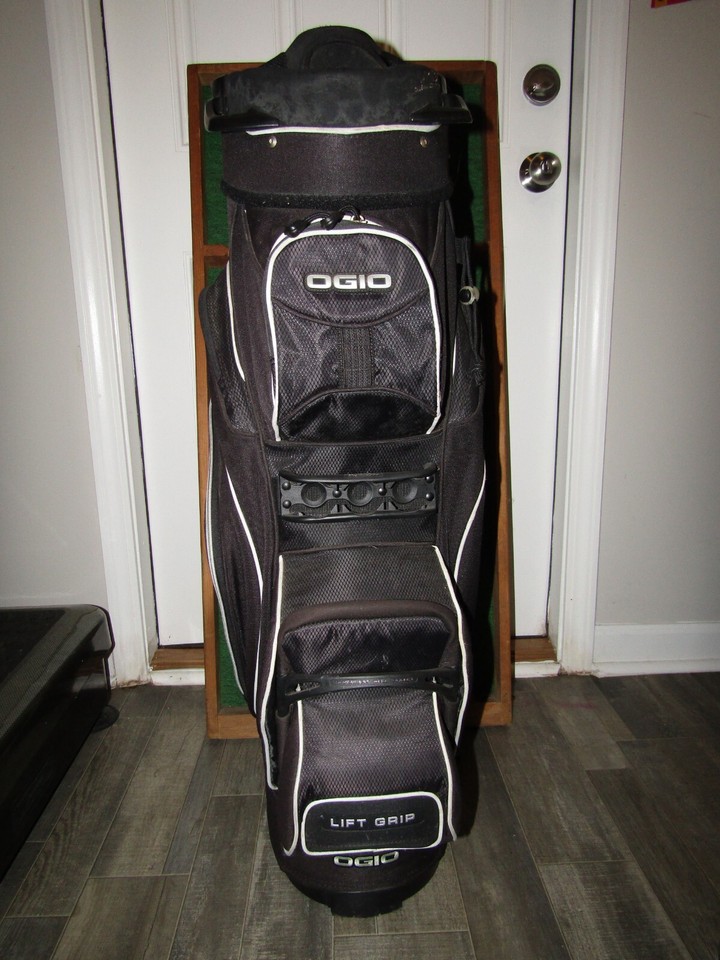 OGIO Uniter 15Way divider Club Management System Cart Golf Bag BLK/WHT