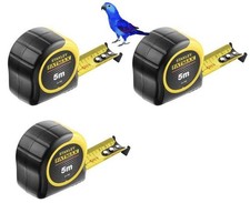 3 x STANLEY FatMax Tape Measure Blade Armor 5m METRIC ONLY Measuring STA033720