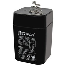 Mighty Max 6V 5Ah Sealed Lead Acid Battery for Deer Feeder